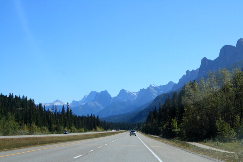 Mountain road nature