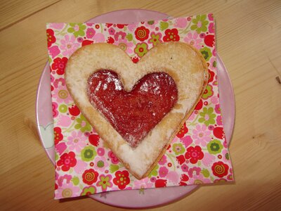 Heart shaped valentine's day love heart photo