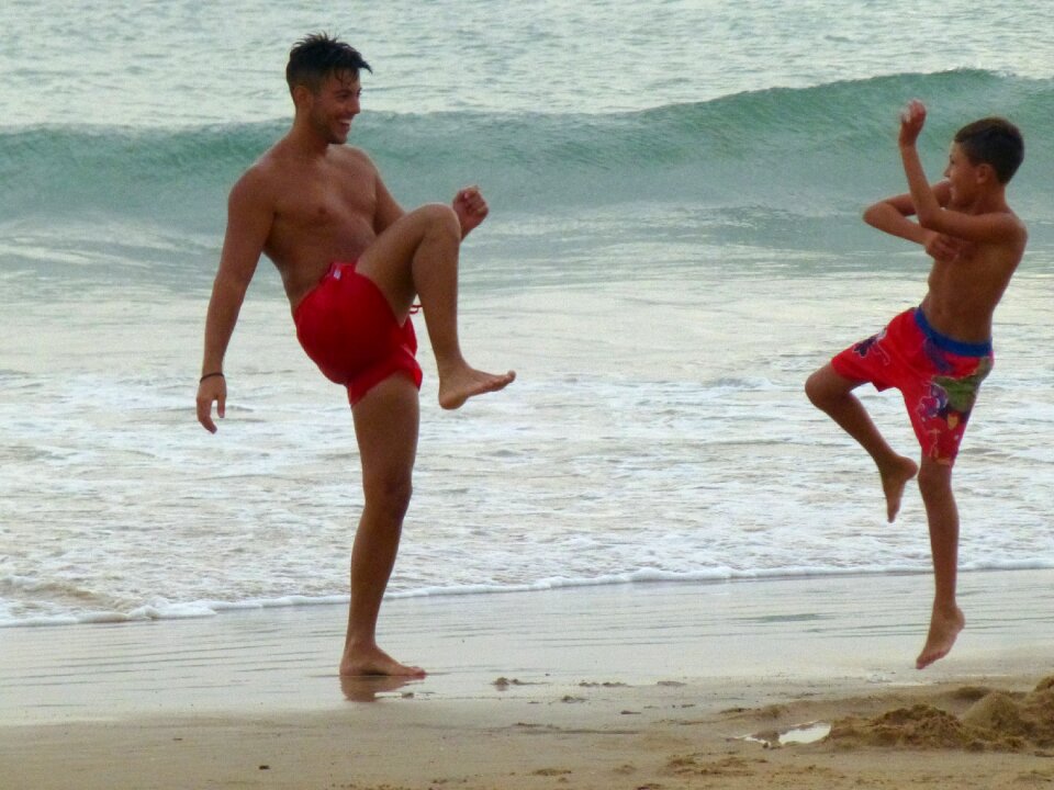 Joy sea beach