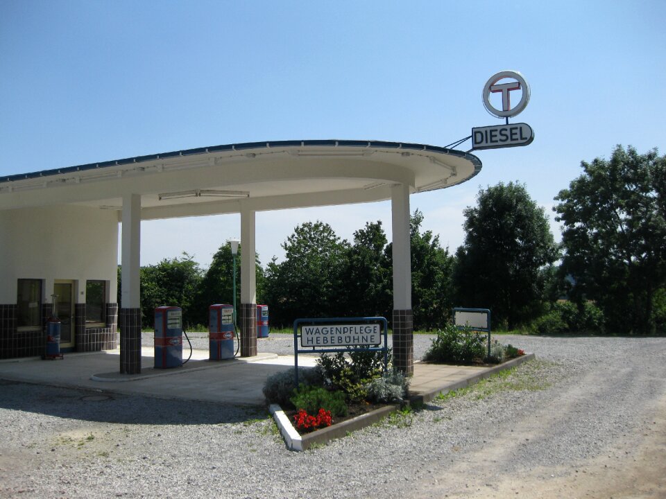 Gas traffic oldtimer