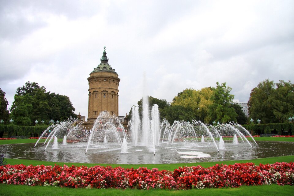 Fountain germany green area