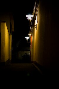 Night photograph street lamp street lighting