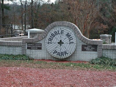 Park entrance city park
