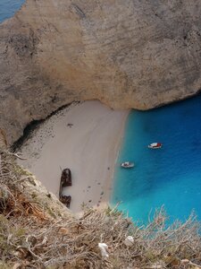 Zante shipwreck beach august