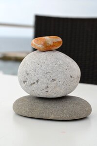 Balance stone pyramid