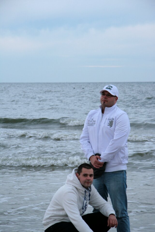 Human two men friends