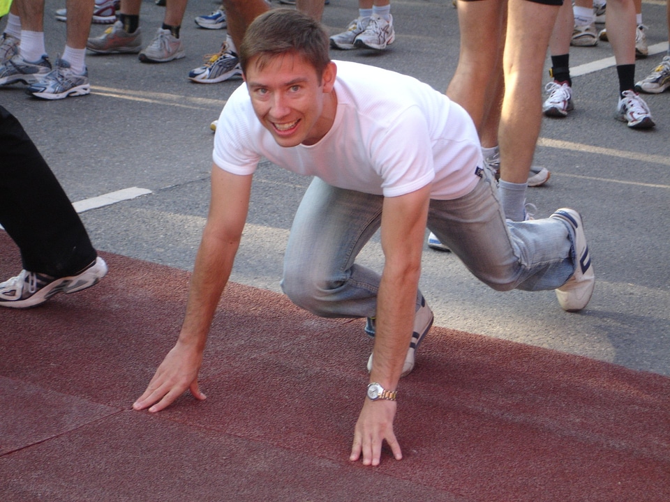 Run competition person