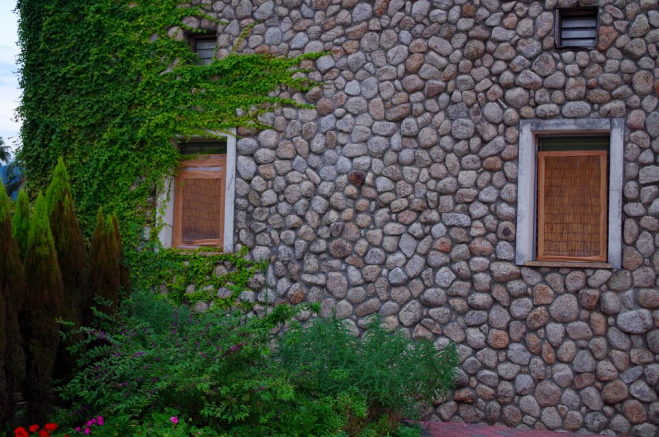 Villa green stones