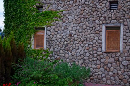 Villa green stones