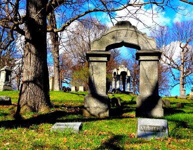 Grave scary death photo