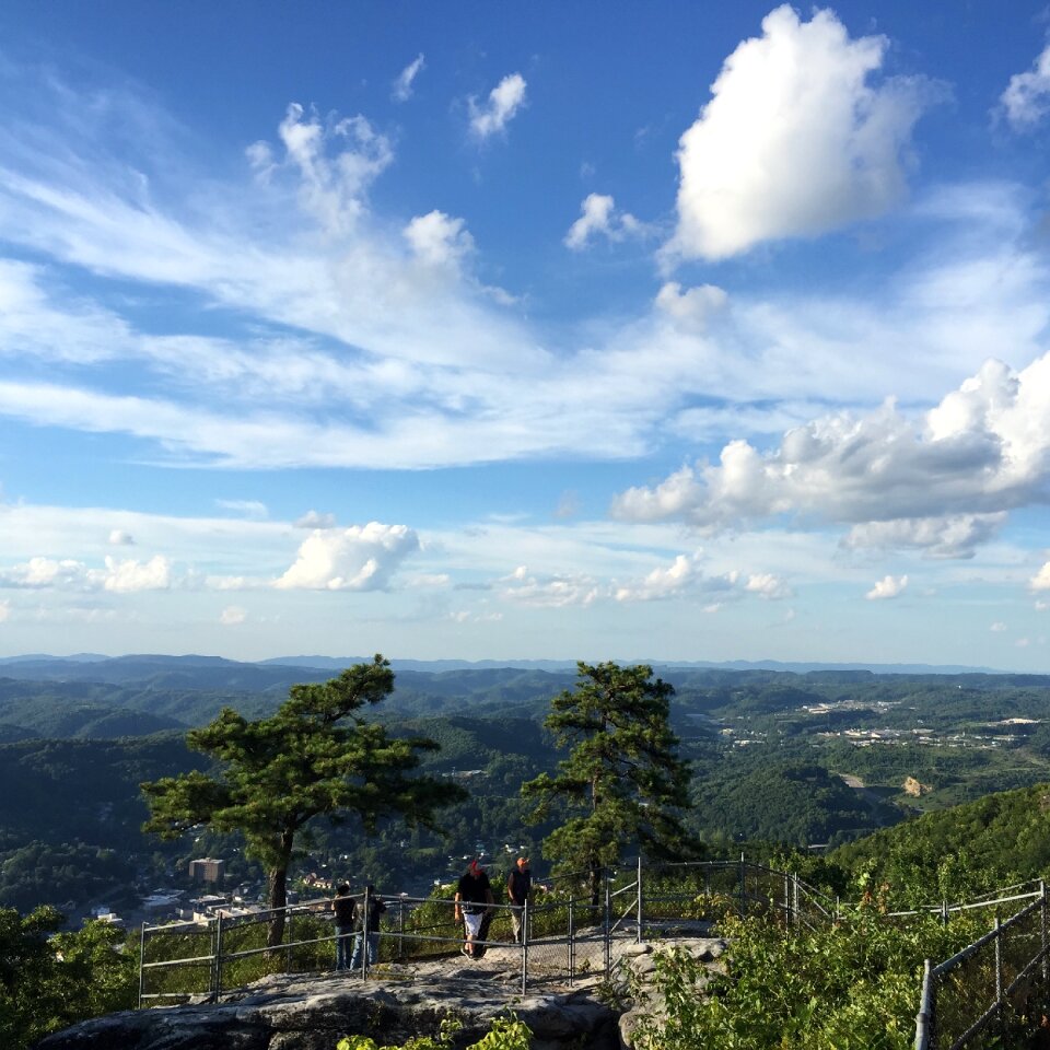 Mountain range season landscape