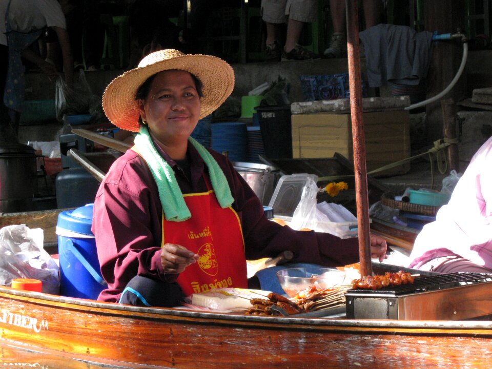 Floating market travel photo