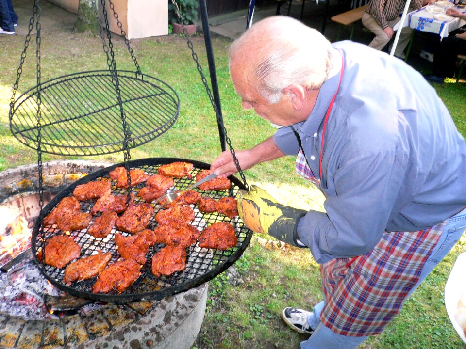 Beer garden cecilian grill chef jürgen