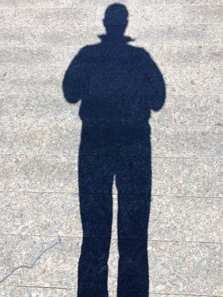 Silhouette man standing