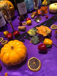 Halloween pumpkin interior