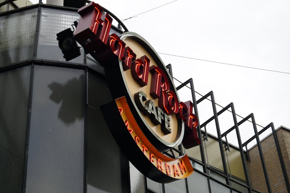 Hard rock cafe amsterdam logo