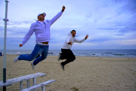 Beach sea boys
