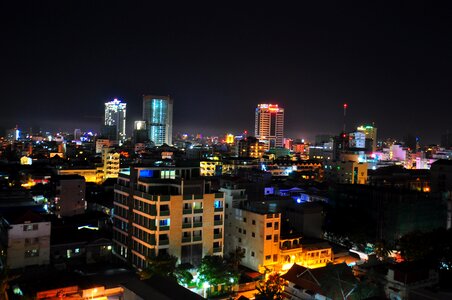 Penh phnom evening photo