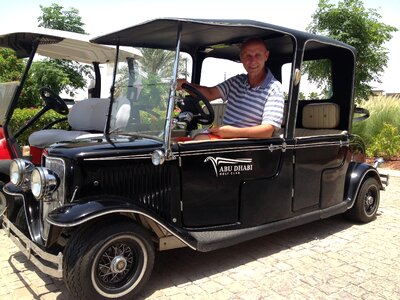 Leisure travel golfer
