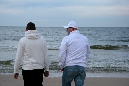 Cold baltic sea friends photo