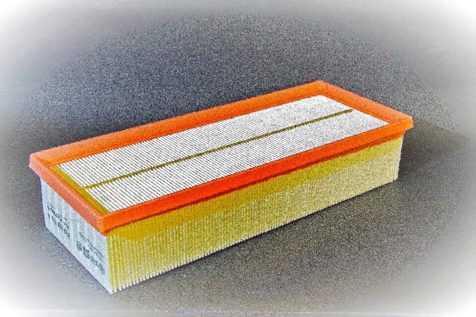 Air filter service car