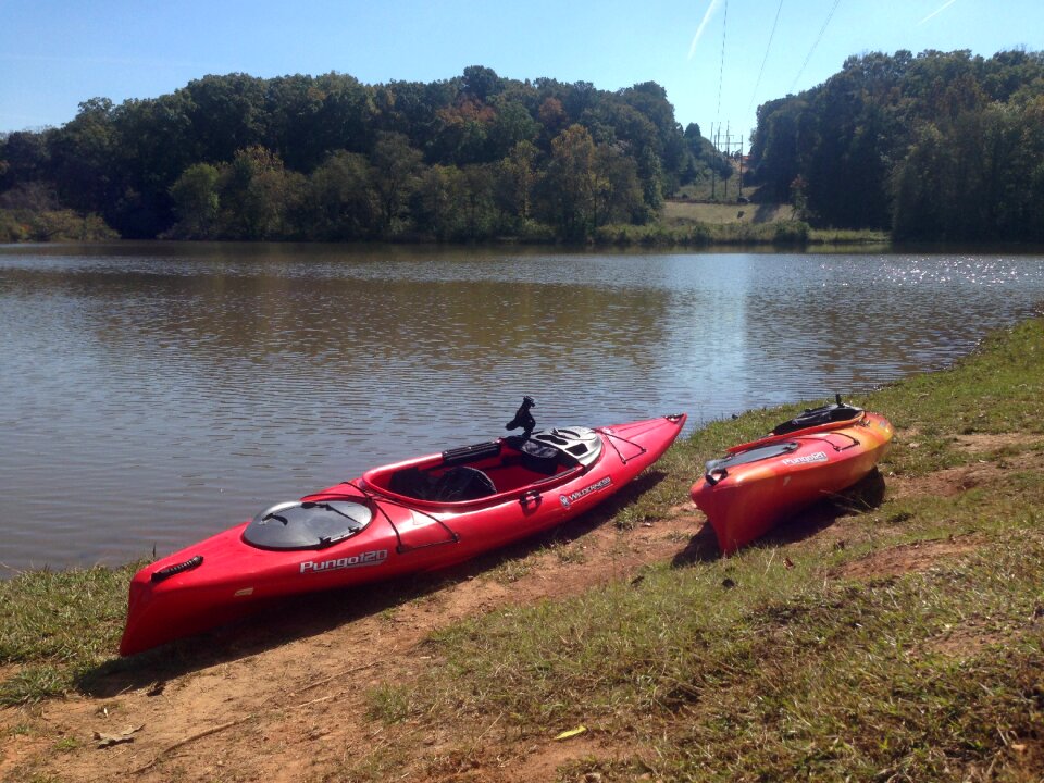 Kayaking water sport