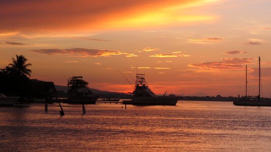 Tranquility nature sunset