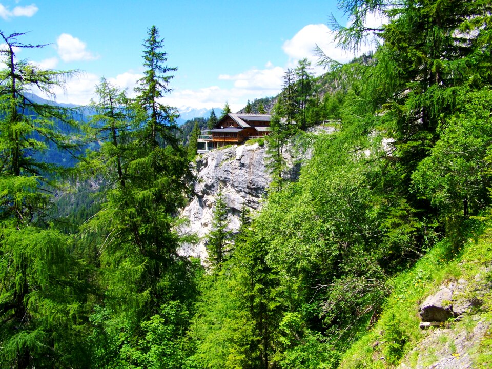 House on the rocks alps austria