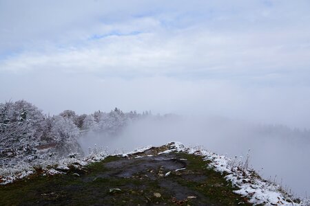 Switzerland jura fog photo