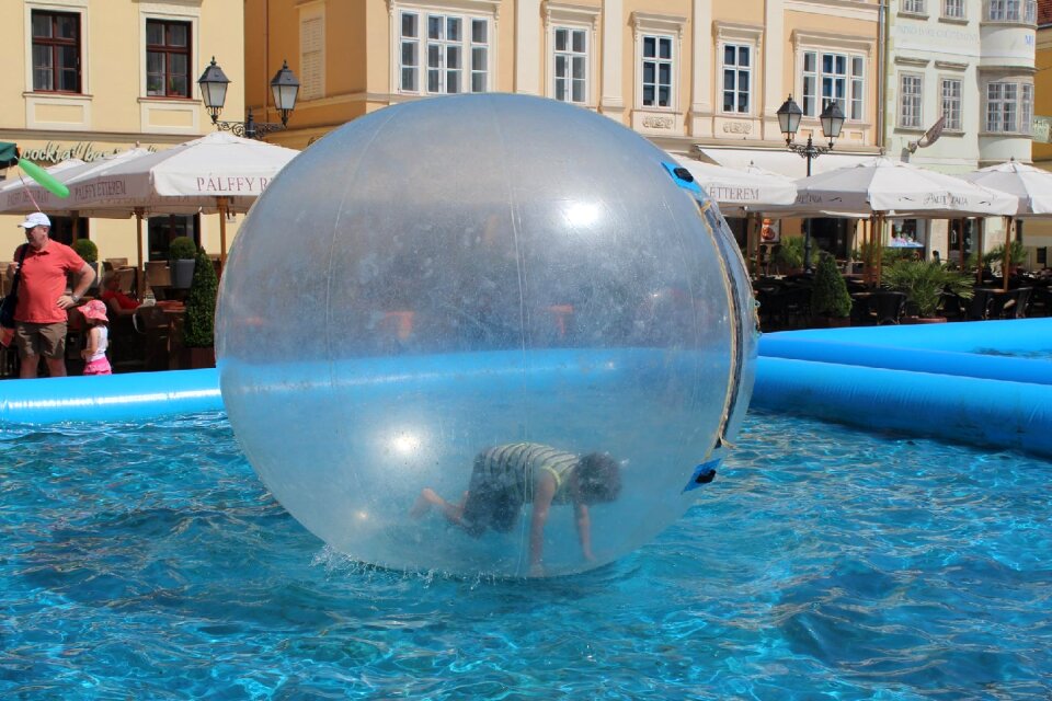 Attraction indoor swimming-pool ball