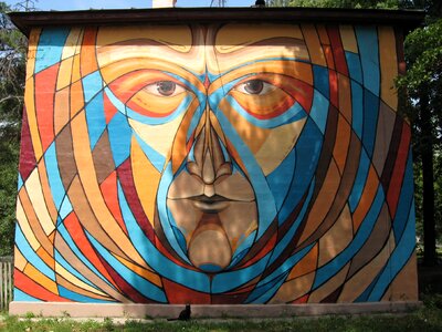 Graffiti vyksa street art