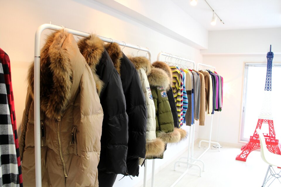 Fashion exhibition winter clothing
