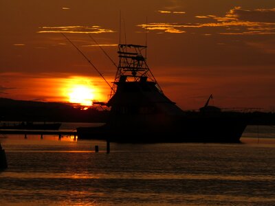 Tranquility nature sunset