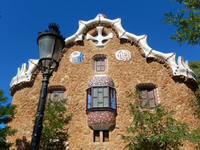 Architecture barcelona guel park
