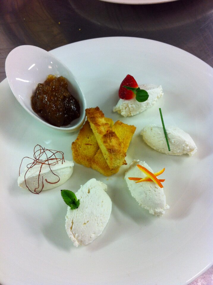 Starter eating out sweet