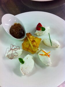 Starter eating out sweet