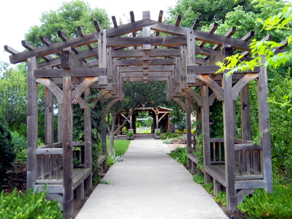 Decoration wooden backyard