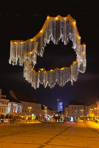 Night buildings banská bystrica