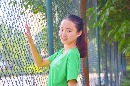 Small fresh university student school playground