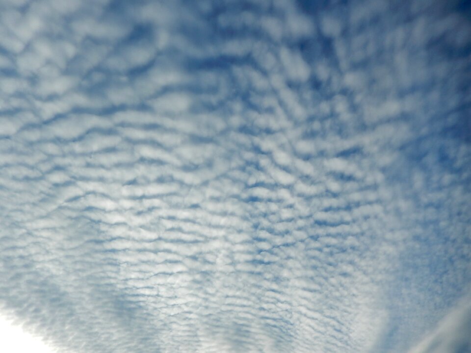 Sky blue cloudy sky
