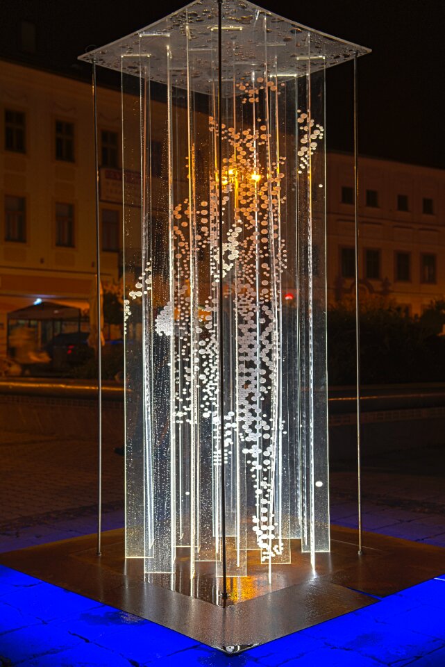 Night buildings banská bystrica