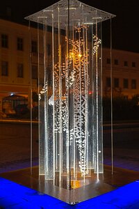 Night buildings banská bystrica