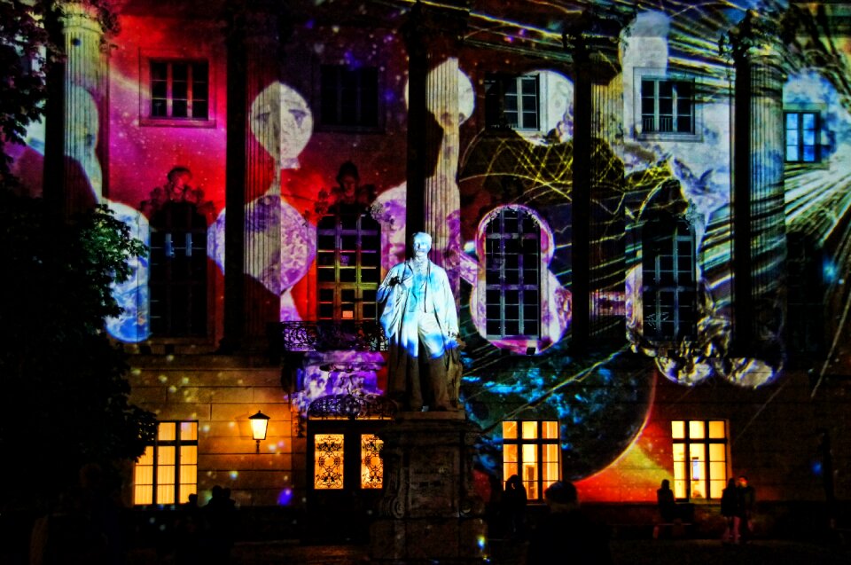 Facade festival of lights city of lights