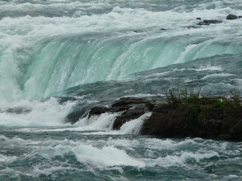 Waterfall border new york photo