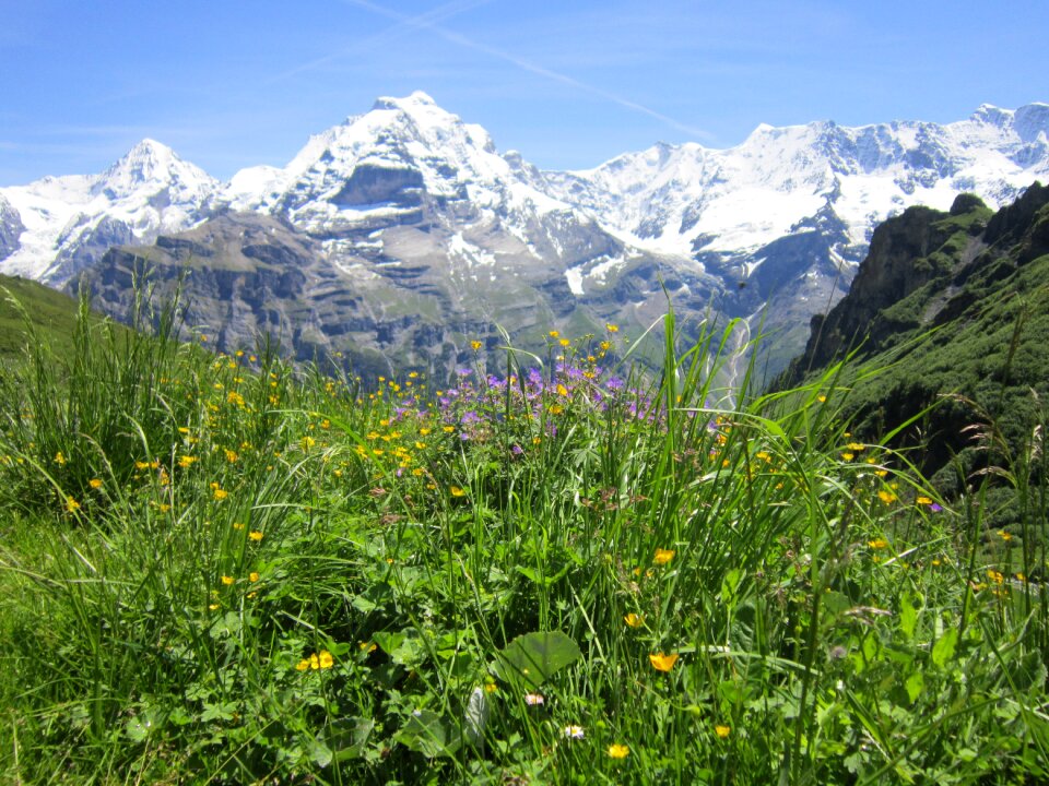 Mountain landscape travel photo