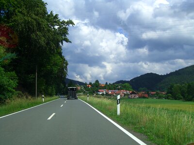 Countryside road village photo