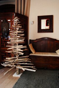 Fir wood float wooden decoration christmas decoration