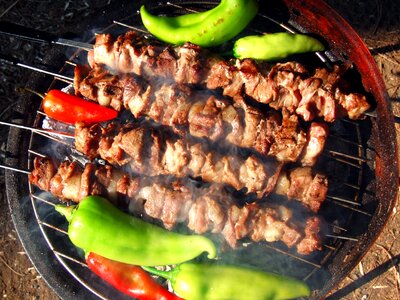 Tomato pepper meat