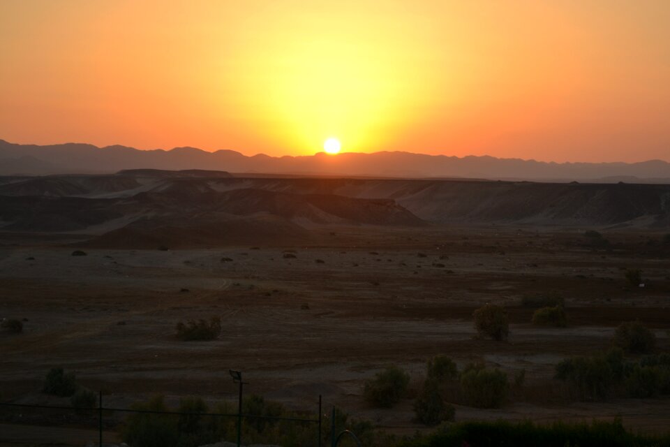 Egypt desert horizon