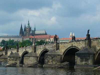 Bridge bridge across the vltava in prague charles bridge